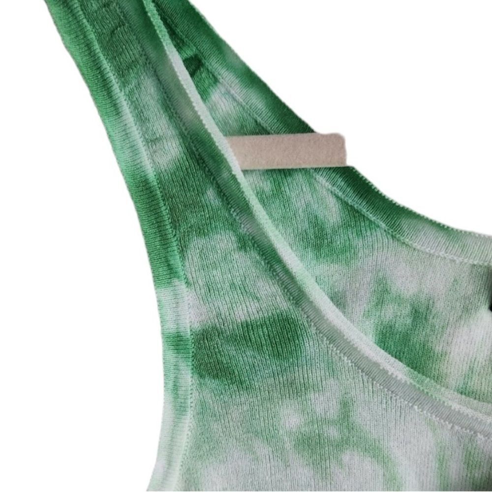 OLIVACEOUS TIE DYED TANK TOP, small
